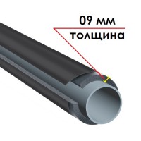 Трубка K-FLEX 09x060-1 ST IC CLAD BK