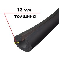 Трубка K-FLEX 13x102-1 ST IN CLAD black